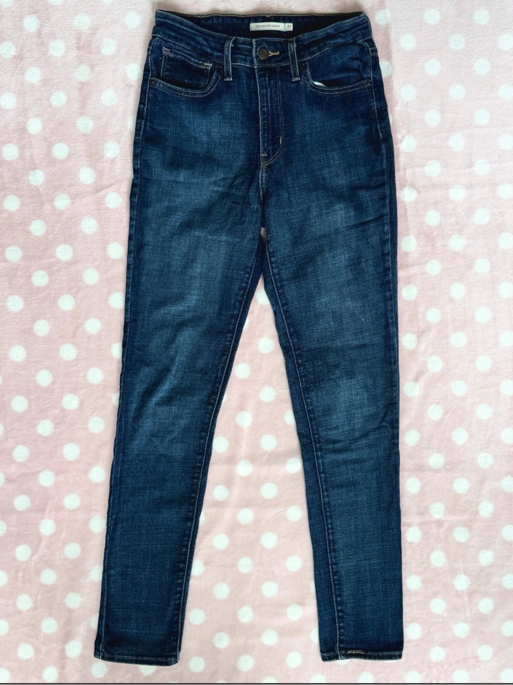 Levi’s high rise skinny jeans W27